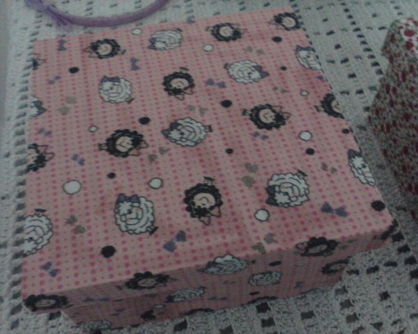 caixa em mdf com 4 bombons